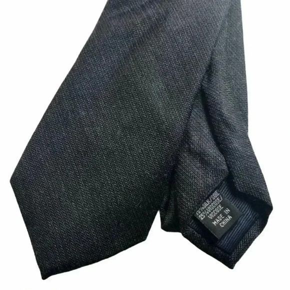 MICHAEL MK Michael Kors Gray Silk Blend Woven Tie - Picture 7 of 8